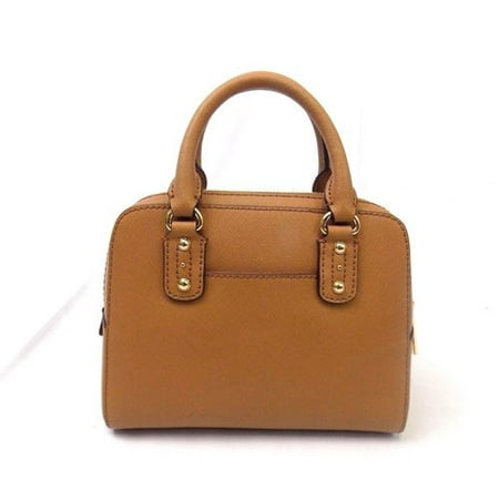 New Womens Michael Kors Saffiano Mini Satchel Mk Logo Acorn Bag Purse