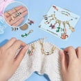thumbnail image 3 of 24 Pcs Sea Animal Stitch Markers, Enamel Alloy Crochet Stitch Marker Charms Lobster Claw Clasps Locking Stitch Marker for Knitting Weaving Sewing Jewelry Making, 3 of 6