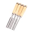 thumbnail image 1 of 4PCS Wood Chisel Sets Carpenter Carving Firmer Gouge Wood Chisel Woodworking Tool Soft Grip Handles, 1 of 8