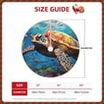 thumbnail image 2 of Fotbe Colorful Underwater Sea Turtle Pattern Christmas Tree Skirt, Tree Skirts Plush Christmas Decorations, Christmas Tree Skirts Xmas Decorations Holiday Party Decor-30", 2 of 6