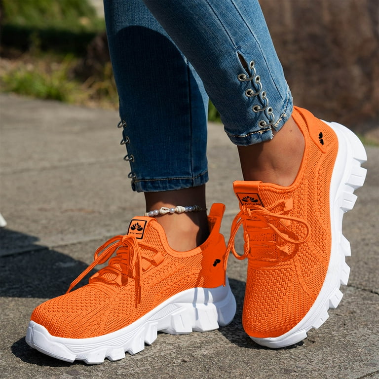 Gvdentm Woman Tennis Shoes Breathable Mesh Walking Sneakers