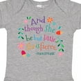 thumbnail image 4 of Inktastic She is Fierce Funny Shakespeare Quote Girls Baby Bodysuit, 4 of 5