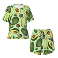 thumbnail image 4 of Lsque Avocado With Seeds Women's Short-Sleeved Pajama Set - 2 Piece Soft and Lightweight Sleepwear Set-3X-Large, 4 of 9