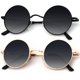 thumbnail image 1 of Gafas de sol KALIYADI redondas polarizadas retro de metal UV47 mm (paquete de 2), 1 of 7