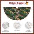 thumbnail image 3 of Sikiie Scraper Nativity Christmas Tree Skirt, Jesus Christian Winter Holiday Tree Mat Decoration(30-48IN)36", 3 of 6