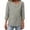 Gray, variant on Tqcoqu Womens Cotton Linen Shirts Summer Trendy Shirts 3/4 Sleeve Square Neck Blouses Button Down Gauze Tees Casual Tops,Beige Women's S-XXL