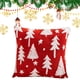 thumbnail image 4 of Funda Almohada para Festival Cojín Navideña (árbol Navidad) Rojo, 4 of 9