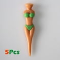 thumbnail image 1 of 5 Pcs Bikini Aguichant Femme Chaude T-Shirts de Golf 3 Pouces Vert, 1 of 6