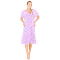 thumbnail image 2 of JEFFRICO Womens Nightgowns Sleepwear Soft Pajama Dress Nightshirts Plus Size, 2 of 5