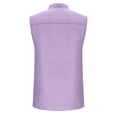 thumbnail image 5 of Men's Sleeveless T-Shirts Casual Collared Workout Tank Tops Summer V Neck Lightweight Breathable Loungewear, 5 of 6
