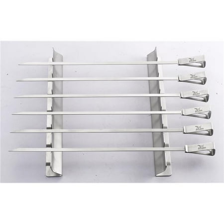 

Zenport Industries 870007-5PK Grilling Kabob Rack with Skewers - Pack of 5
