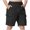 Black, variant on Boys Cargo Shorts With Drawstring Waist Multiple Pockets Casual Straight Leg Five Point Shorts For Kids And Youth casual Jogging Trousers 11-12 Years
