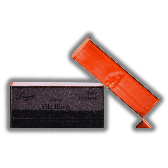 Bloque de lijado Diane D972, color naranja medio/fino (paquete de 3)