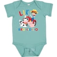 thumbnail image 3 of Inktastic Farmer Tractor Eieio Little Bro Boys Baby Bodysuit, 3 of 5