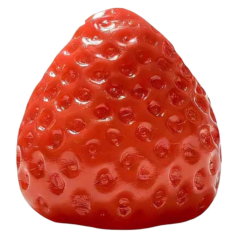 Glitter Strawberry Squishies, 3 Pack Squishy Ultra Soft Creamy Mud