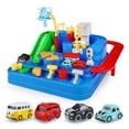 thumbnail image 1 of Kids Car Adventure Toy Educational Adventure Rail Car Race Track with 4PCS Cars, 1 of 10