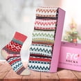 thumbnail image 2 of Calcetines FYC de invierno para mujer, cálidos, gruesos, de lana suave, multicolor, 2 of 7