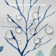 thumbnail image 5 of Extra Long Light Blue Leaves Shower Curtain 72 x 84 Inch, Plant Bathroom Shower Curtains, Waterproof Fabric Botanical Shower Curtain, 5 of 6