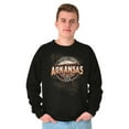 thumbnail image 5 of Arkansas Natural State Pride Rustic Sweatshirt for Men or Women Brisco Brands S, 5 of 6
