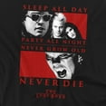 thumbnail image 2 of The Lost Boys Never Die Women's T Shirt (Medium) Black, 2 of 6