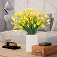 thumbnail image 7 of Artificial Calla Lily (Pack of 5),Artificial Flowers UV Resistant Fake Plants for Farmhouse,Home,Garden,Office,Patio,Wedding and Indoor Outdoor Decoration - Yellow, 7 of 7