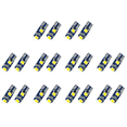 thumbnail image 1 of Bombilla LED Canbus T5 LED 1SMD 3030 Indicador de advertencia del tablero Rojo 2 piezas, 1 of 5