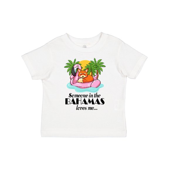 Inktastic Someone in the Bahamas Loves Me Boys or Girls Toddler T-Shirt