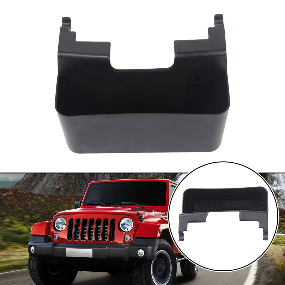 Armrest Storage Box Phone Holder For Jeep Wrangler Jk Interior Accessories Black