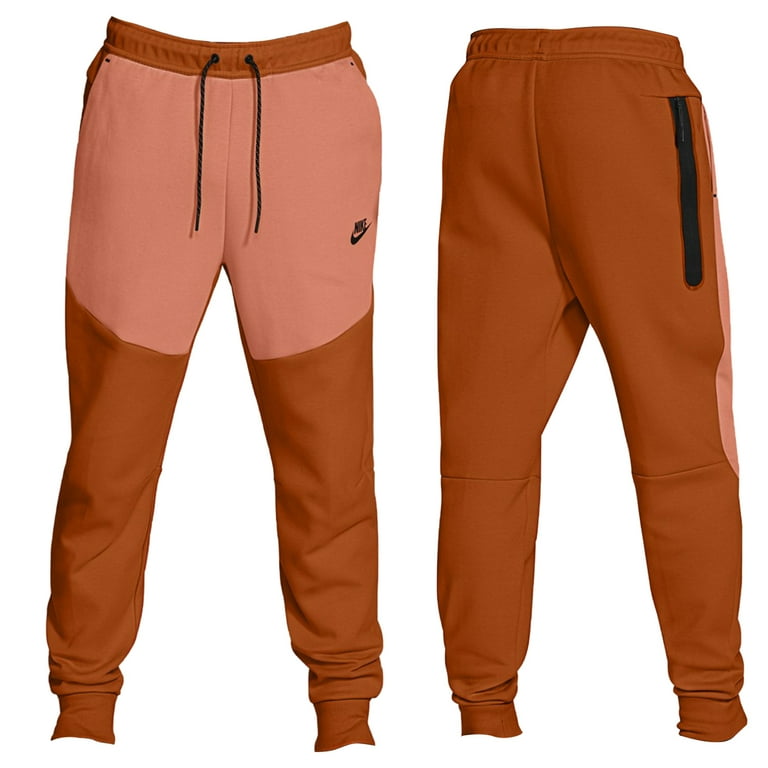 Nike Sportswear Tech Fleece Joggers Campfire Orange Black Walmart