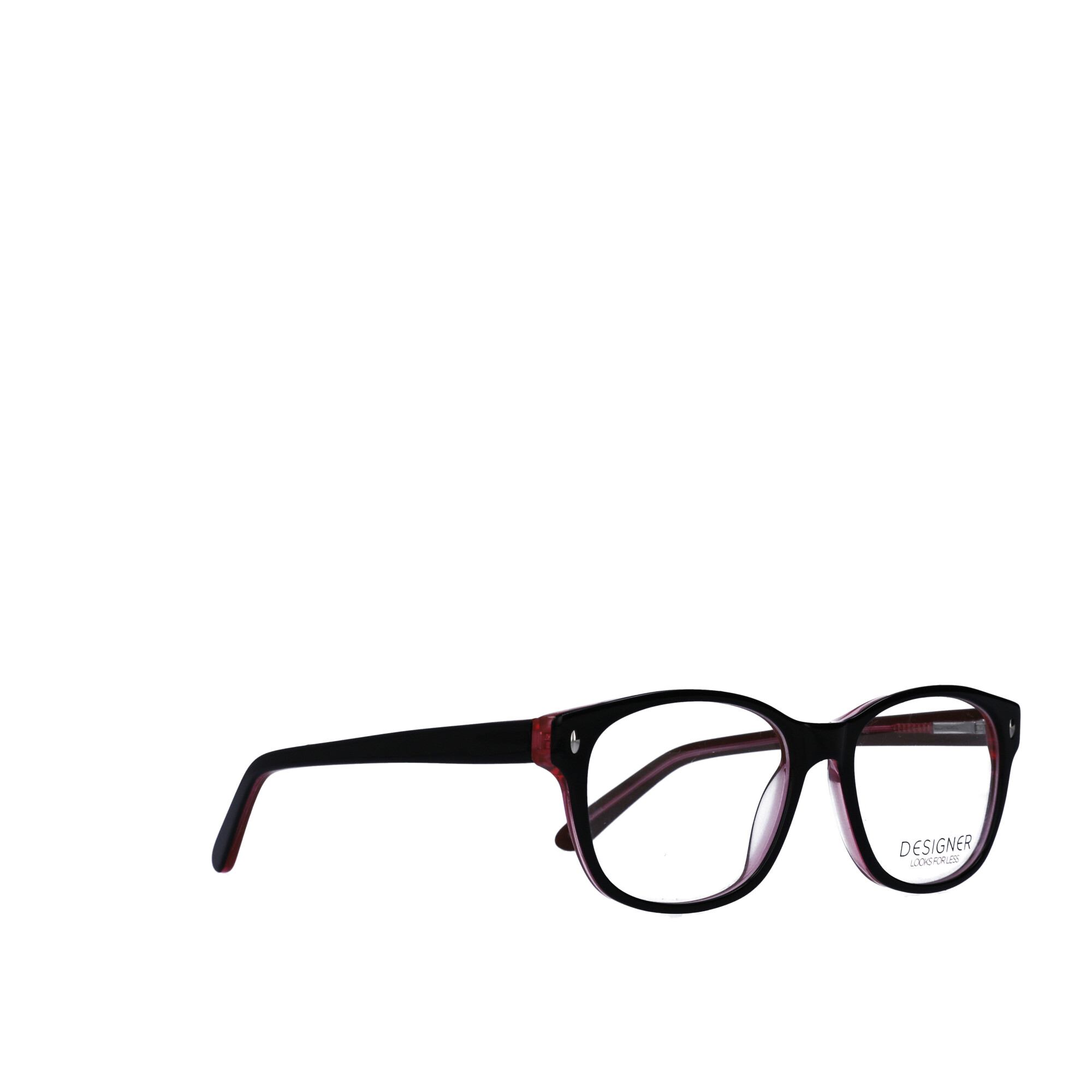 Contour Women's Rx'able Eyeglasses, FM13041 Black/Red - image 3 of 9