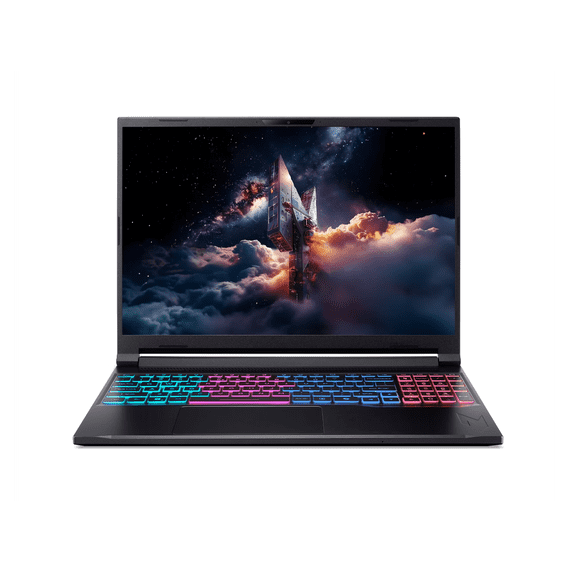 Restored Acer Nitro V 16S 16” WUXGA IPS 180Hz Gaming Laptop, Intel Core 7 processor 240H, NVIDIA GeForce RTX 5060 with 8GB GDDR7 VRAM, 16GB RAM, 1TB PCIe Gen 4 SSD, Obsidian Black