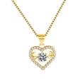 thumbnail image 3 of Collier Cœur d'Amour Infini en Argent pour Femmes, Chaîne de Clavicule, 3 of 9