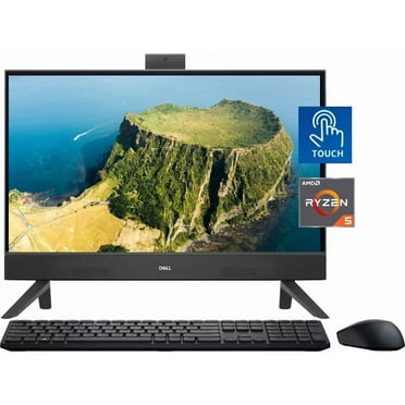 New Dell Inspiron 5415 All-in-One Desktop 23.8" FHD Touchscreen, AMD Ryzen 5 7530U Processor, 8GB DDR4 1TB PCIE  1TB SSD, USB-C, HDMI,1080P Camera ,Windows 11 Black