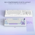 thumbnail image 4 of Teclado para juegos Redragon K673 MAX 75% inalámbrico RGB, 4 of 9