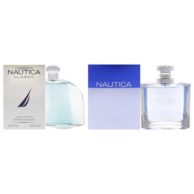 Kit Nautica Classic Voyage de Nautica para hombre: kit de 2 piezas, spray EDT de 3,4 oz, spray EDT de 3,3 oz