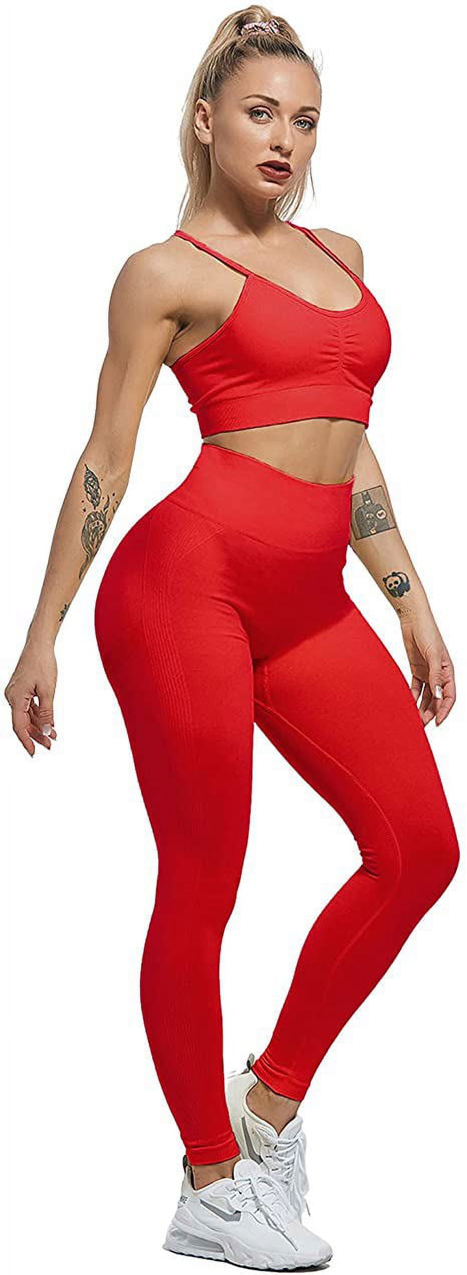 Sunzel Scrunch Butt Lifting Leggings for Women High Waisted Seamless  Workout Leggings Gym Tights Tummy Control Yoga Pants Cherry Red - Yahoo  Shopping