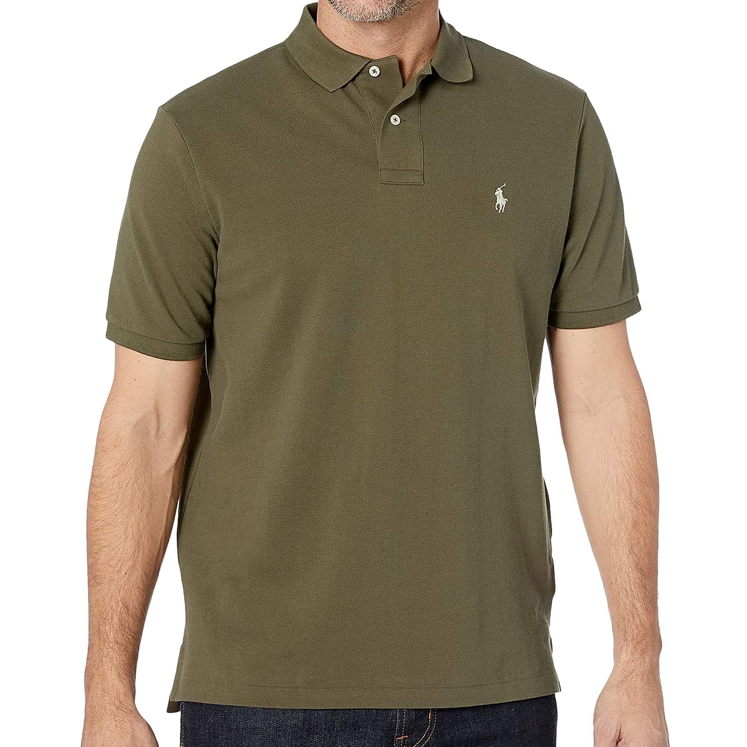 Defender green polo shirt Clearance