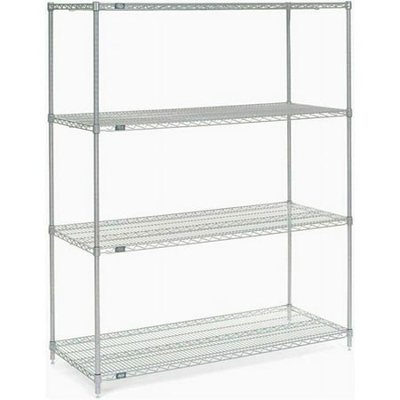 

Nexel Chrome Wire Shelving Starter Unit - 5 Tier - 72 W x 21 D x 74 H