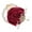Dark red, variant on Artificial Pearls Wedding Wrist Corsage Satined Rose Flower Wristlet with Elastic Band For Bridal Shower Special Occasion
