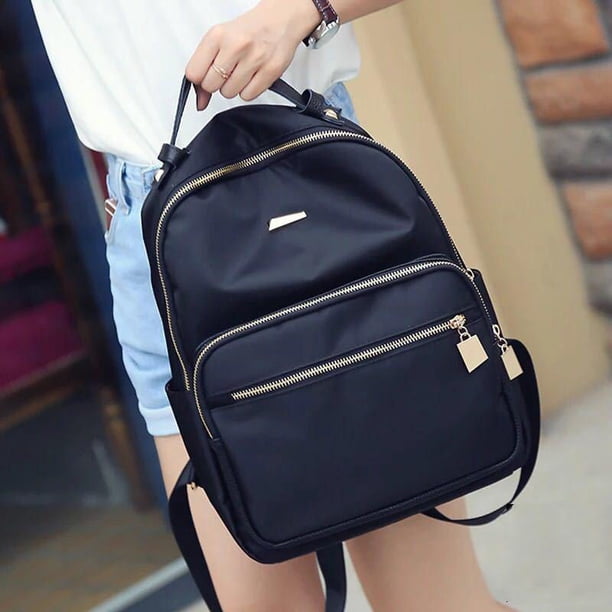 Mochila de tela Oxford para mujer, impermeable, combinable, informal, para estudiantes de secundaria