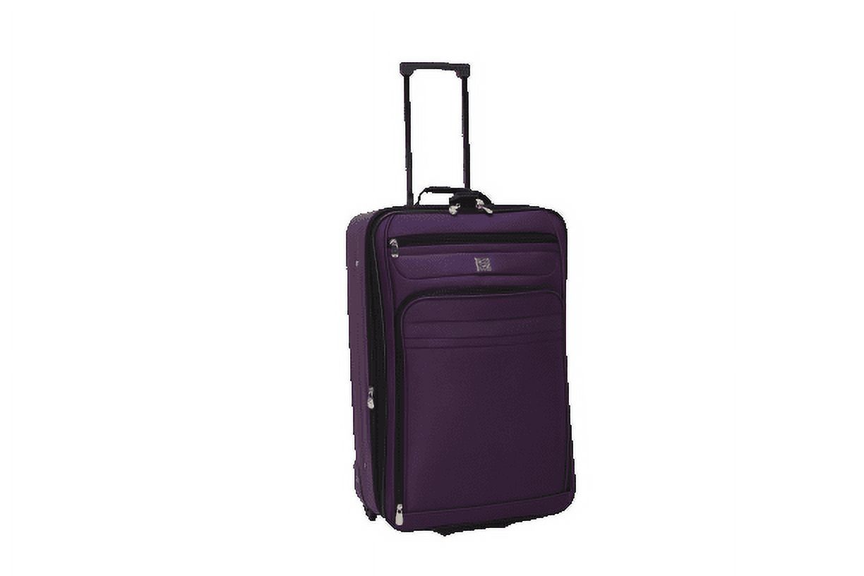 Protege 3 Piece Soft Side Luggage Travel Set including Suitcase, Duffel Bag, and Tote - Purple (Walmart Exclusive) - image 4 of 17
