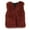 Red, variant on Kids Winter Warm Fluffy Faux Fur Short Coat Jacket Parka Outwear Sleeveless Vest Baby Girls Clothes Winter Fleece Solid Color Loose Coat Jacket Thick Warm Outwear (Black,3-4 Years)