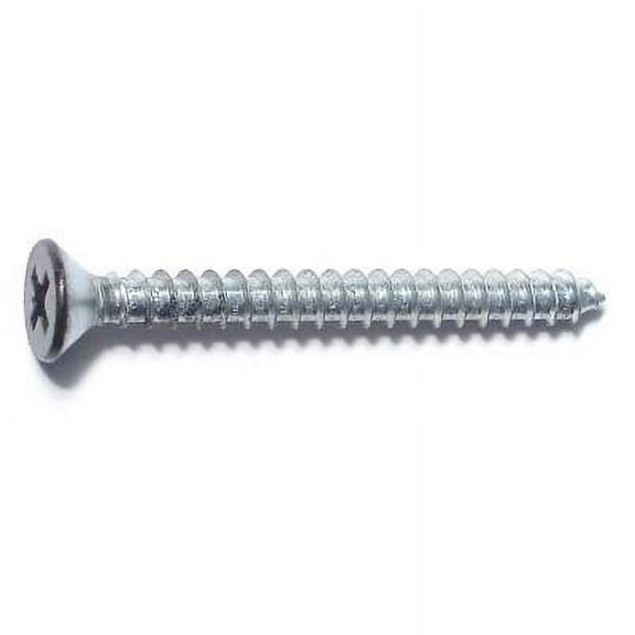 #9 x 1-3/4" Black Painted Steel Phillips Flat Head Hinge Screws (15 pcs.)