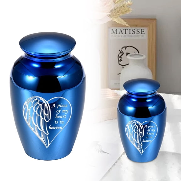 Goowood Personalized Small Urns for Human Ashes 2.85 Inch Aluminum Mini Keepsake Urn for Mom Dad Custom Photo Engraving Cremation Urn