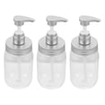 thumbnail image 1 of GOOHOCHY 3 botellas de champú vacías, botellas con bomba portátiles, botellas de loción rellenables, botellas dispensadoras de champú., 1 of 8
