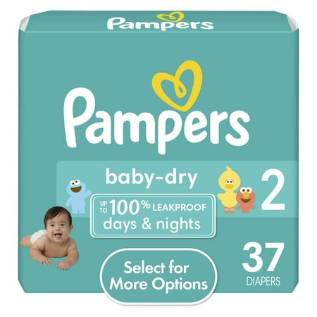 UPC: 0037000862093 | Pampers Baby Dry Diapers Size 2 37 Count (Select for More Options)
