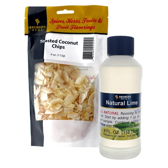 Brewer's Best - Flavor Bundle - Lime and Coconut - For Home Brewing