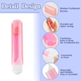 thumbnail image 3 of Travel Toothbrush, 3PCS Travel Toothbrush Set, Mini Toothbrush Soft Portable Toothbrush Travel with Tooth Brush Cover Small Folding Toothbrush Individually Wrapped for Travel Home,Black,Green,Pink, 3 of 7