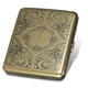 thumbnail image 1 of Caja de cigarrillo de acero inoxidable Caja de cigarrillo portátil Estilo vintage Caja de cigarrillos, 1 of 8