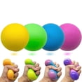 thumbnail image 1 of Lubelski Ball Squeeze Toy Super Soft TPR Colorful Ball Quick Rebound Pinch Toy Relieve Stress Elastic Vent Ball Squishes Decompression Toy Children Gift, 1 of 8